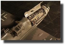 Messerschmitt Bf 109 G. Scratch built in metal by Rojas Bazán. 1:15 scale.